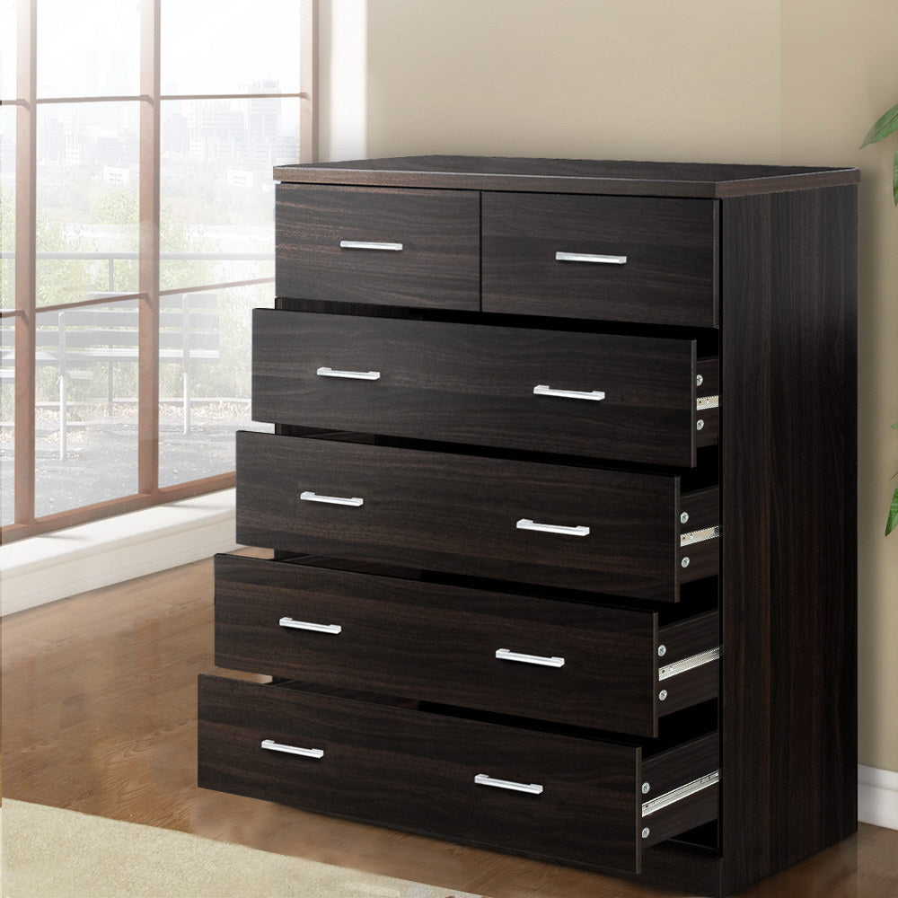 Contemporary 6-Drawer Chest for Elegant Storage
