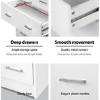 Contemporary 6-Drawer Chest for Elegant Storage