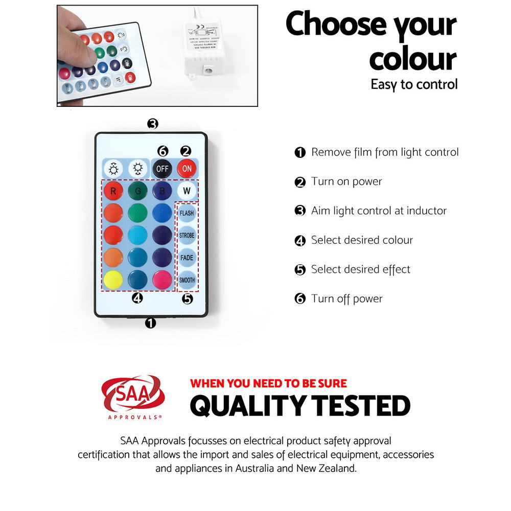 Artiss LED Entertainment Unit with Storage