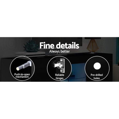 Artiss LED Entertainment Unit with Storage