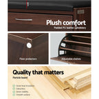 Walnut Shoe Rack and Storage Bench