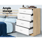 Contemporary 4-Drawer Chest of Drawers