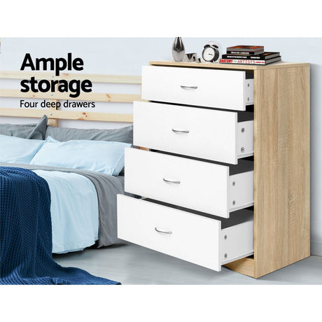 Contemporary 4-Drawer Chest of Drawers