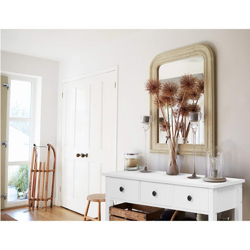 Artiss White Console Table with 3 Drawers