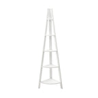 Artiss 5-Tier Corner Bookshelf - CANE White