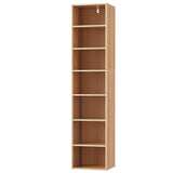 Artiss MILO Pine 7-Tier Bookshelf
