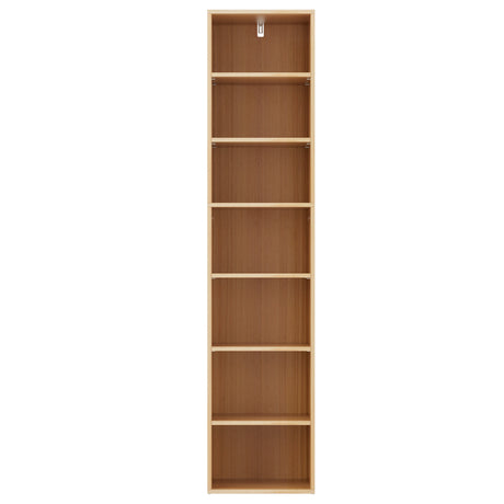 Artiss MILO Pine 7-Tier Bookshelf
