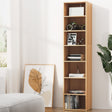 Artiss MILO Pine 7-Tier Bookshelf