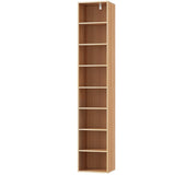 Artiss MILO Pine 8-Tier Bookshelf
