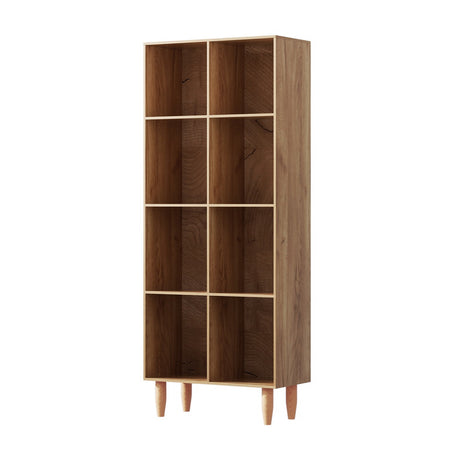 Artiss 4-Tier Walnut Bookshelf Bookcase