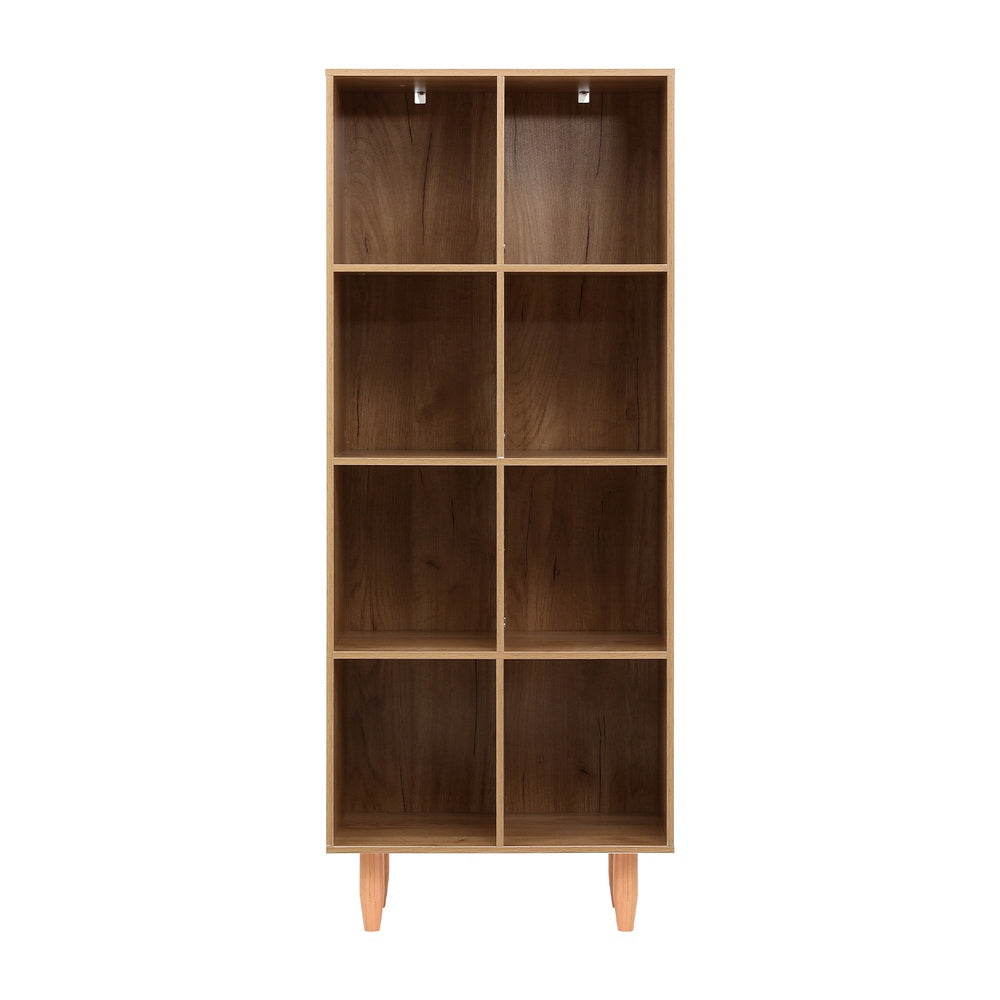 Artiss 4-Tier Walnut Bookshelf Bookcase