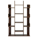 Artiss ROMI Walnut Tree-Shaped Bookshelf