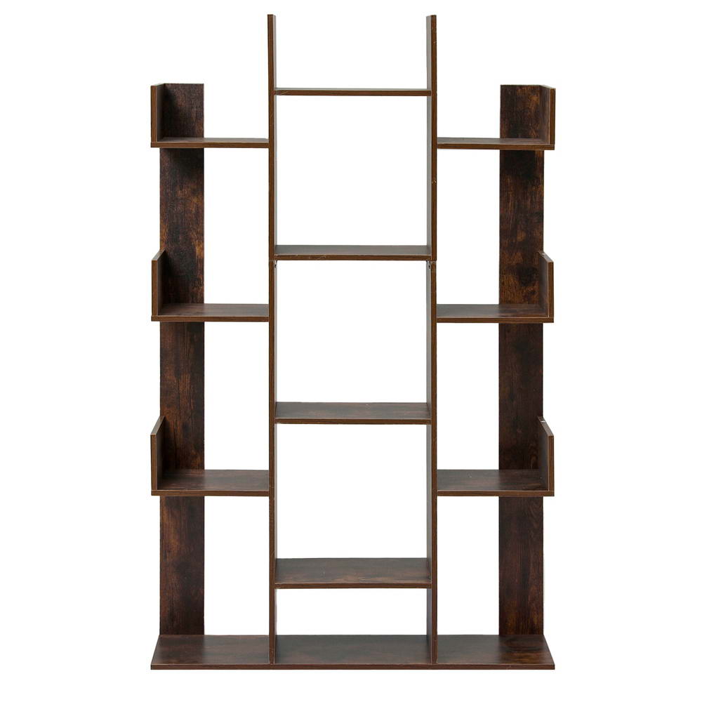 Artiss ROMI Walnut Tree-Shaped Bookshelf