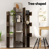 Artiss ROMI Walnut Tree-Shaped Bookshelf