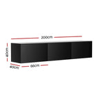 Artiss High Gloss Floating TV Unit - 200CM