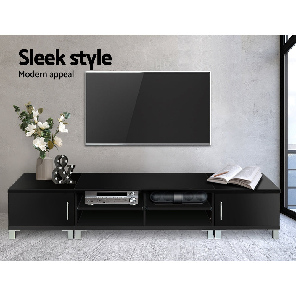 Artiss 190cm Black Entertainment Unit