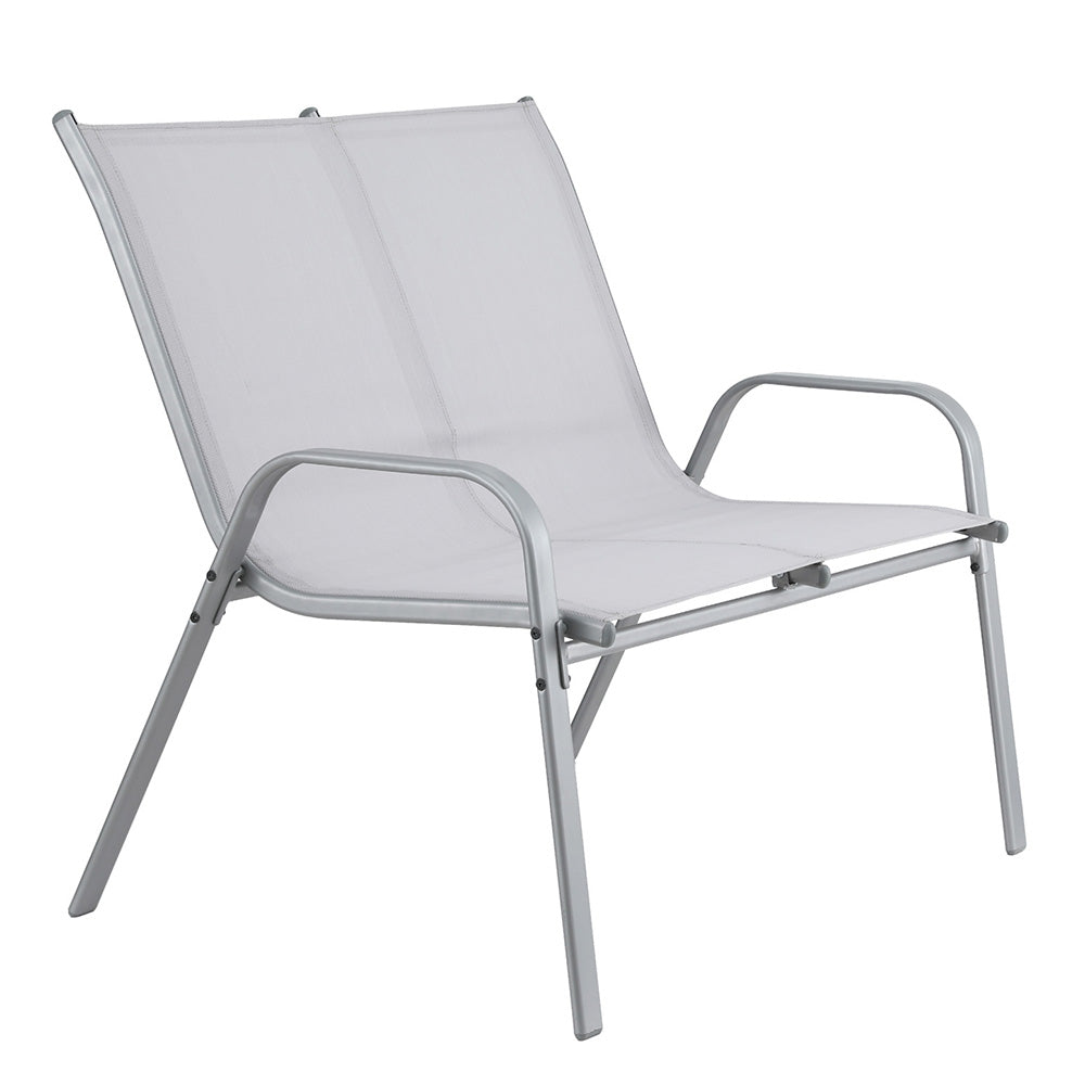 Gardeon 2-Seat Steel Outdoor Patio Bench