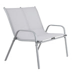 Gardeon 2-Seat Steel Outdoor Patio Bench
