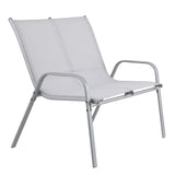 Gardeon 2-Seat Steel Outdoor Patio Bench