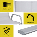 Gardeon 2-Seat Steel Outdoor Patio Bench