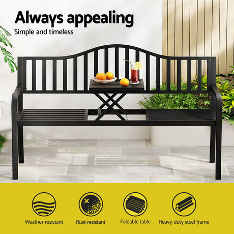 Gardeon Outdoor Foldable Garden Loveseat