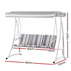 Gardeon Canopy Swing Chair - Stylish Outdoor Comfort