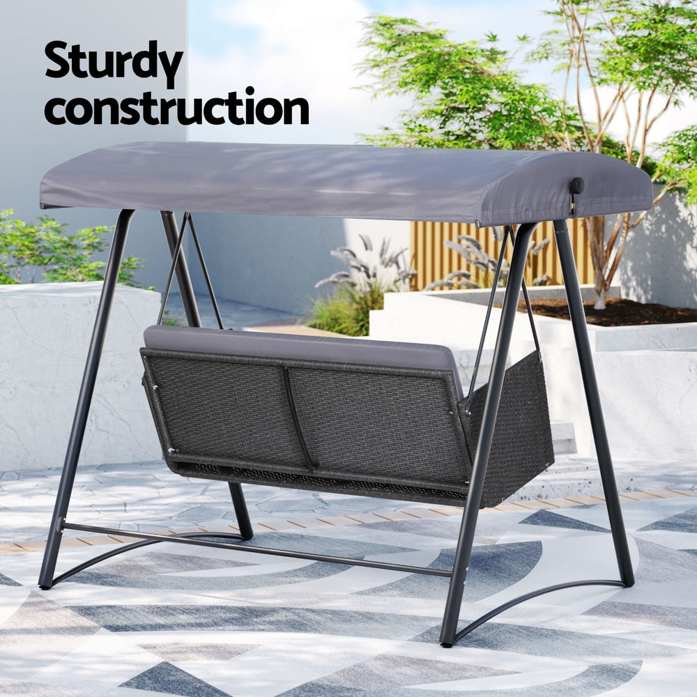 Gardeon Canopy Swing Chair - Stylish Outdoor Comfort