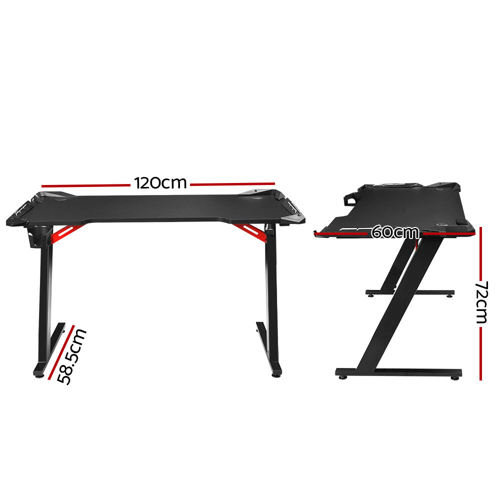 Artiss 120CM RGB Gaming Desk