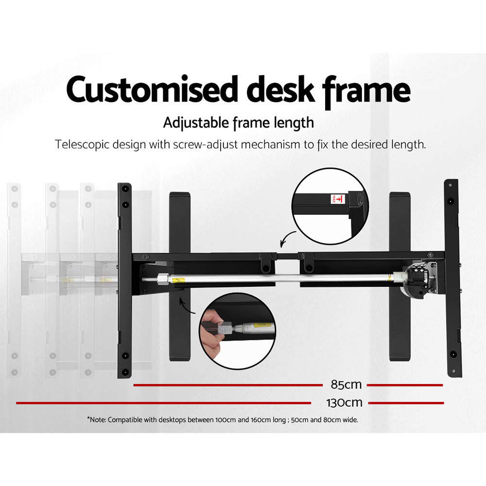 Artiss Motorised Height Adjustable Standing Desk