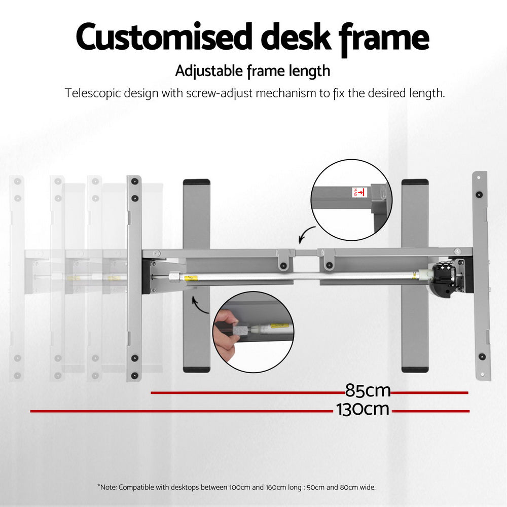 Artiss Electric Height Adjustable Desk Frame