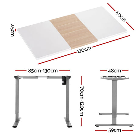 Artiss Motorised Electric Sit-Stand Desk
