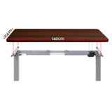 Artiss 140CM Electric Height Adjustable Desk