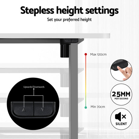 Artiss 140CM Electric Height Adjustable Desk