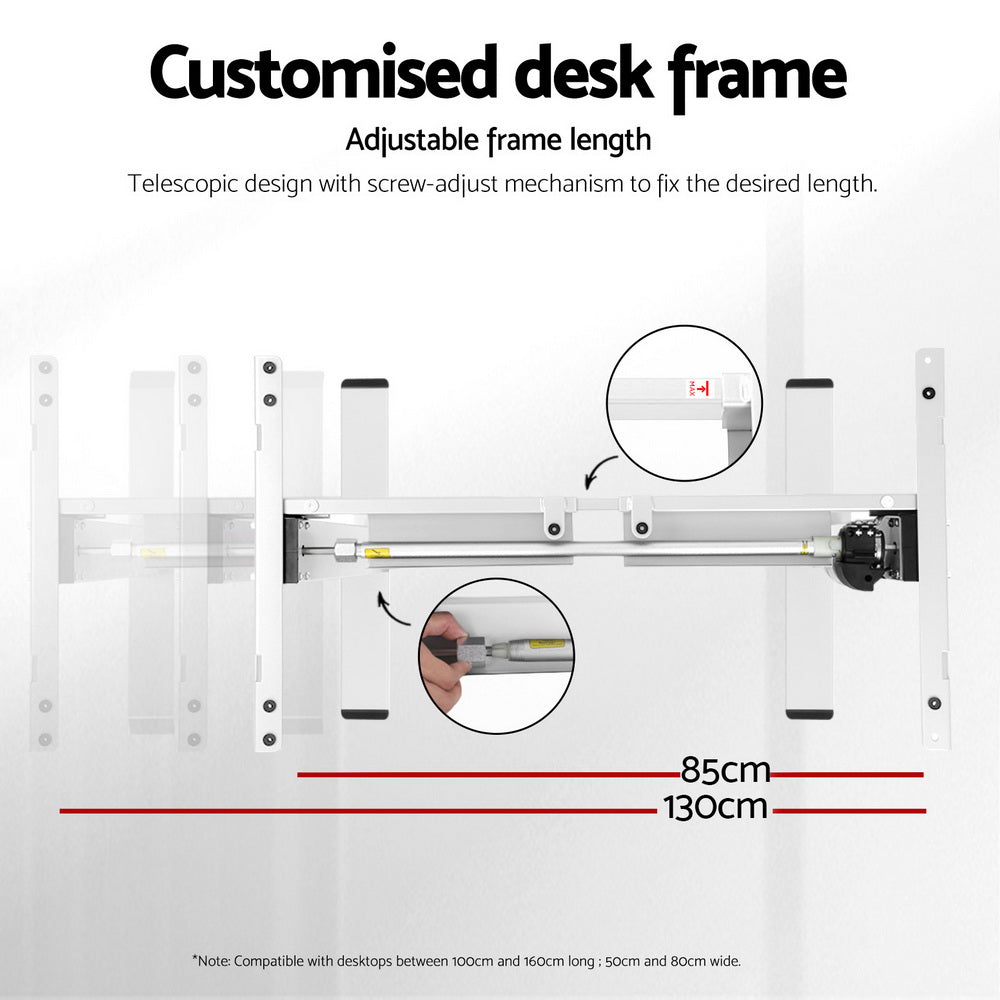 Artiss Electric Height Adjustable Desk Frame