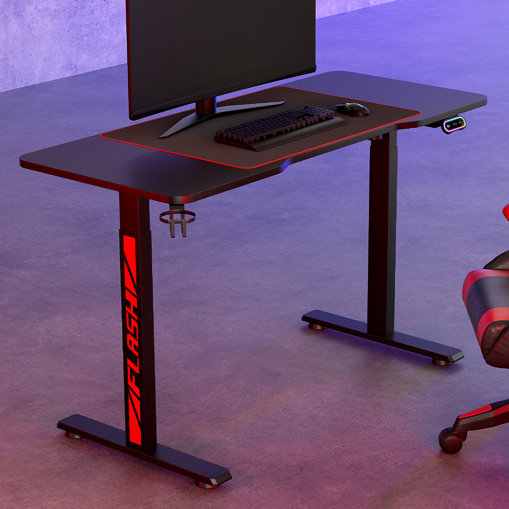 Artiss Motorised Gaming Desk with RGB Lighting