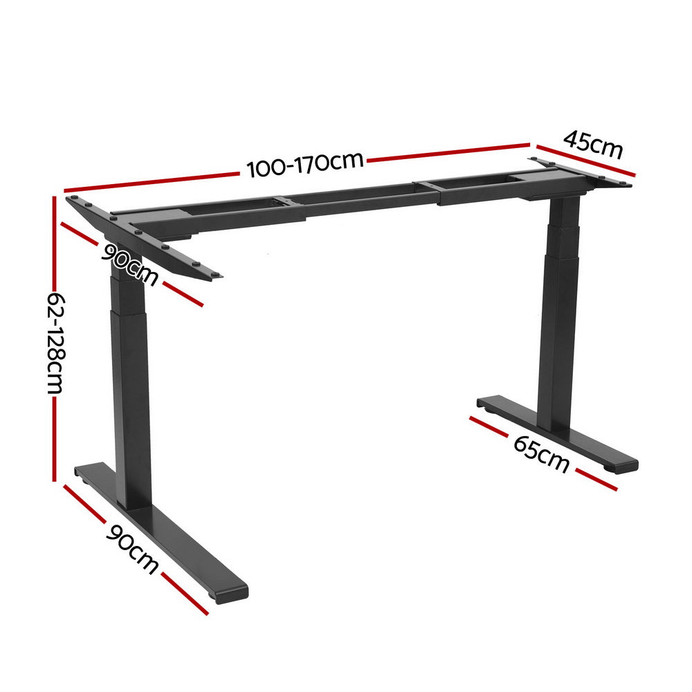 Artiss L-Shaped Motorised Standing Desk Frame