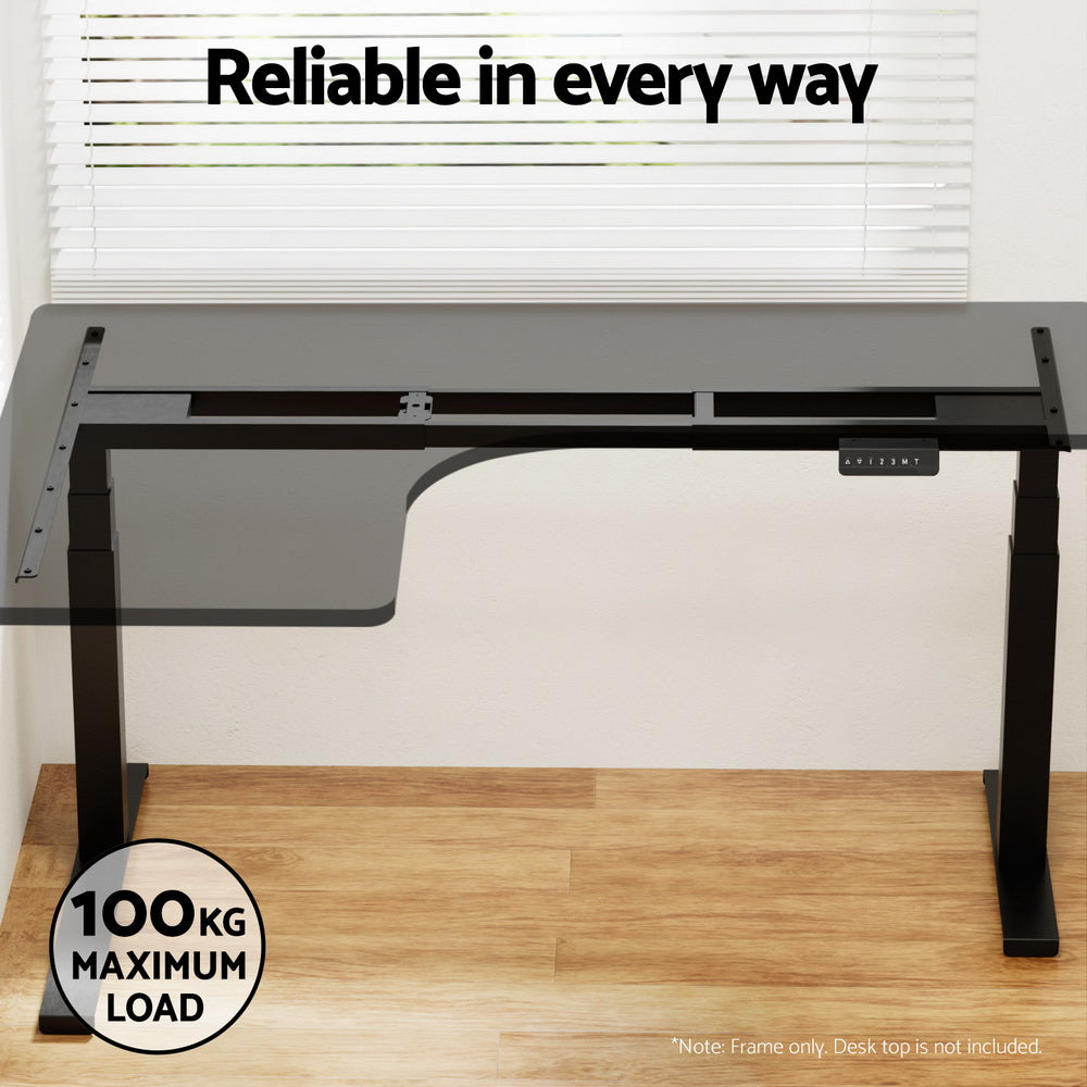 Artiss L-Shaped Motorised Standing Desk Frame