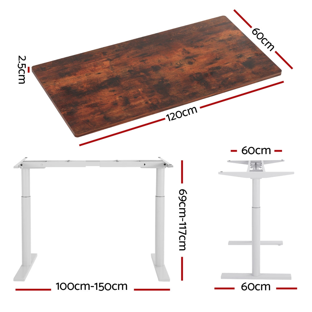 Artiss Dual Motor Sit-Stand Desk