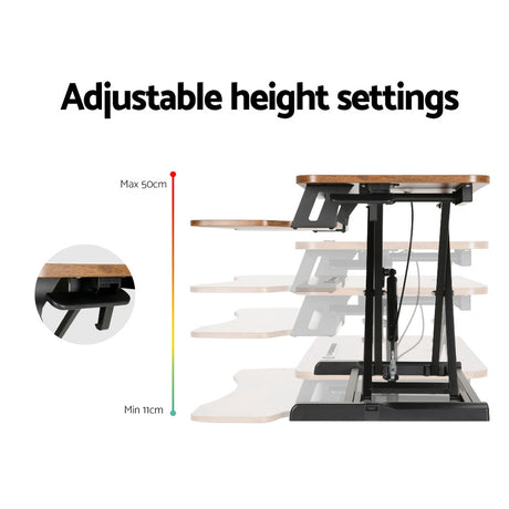 Artiss Height Adjustable Standing Desk Riser