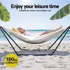 Gardeon Hammock Bed Stand Steel Frame Outdoor Garden