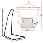 Gardeon Hammock Chair with Heavy Duty Steel Stand