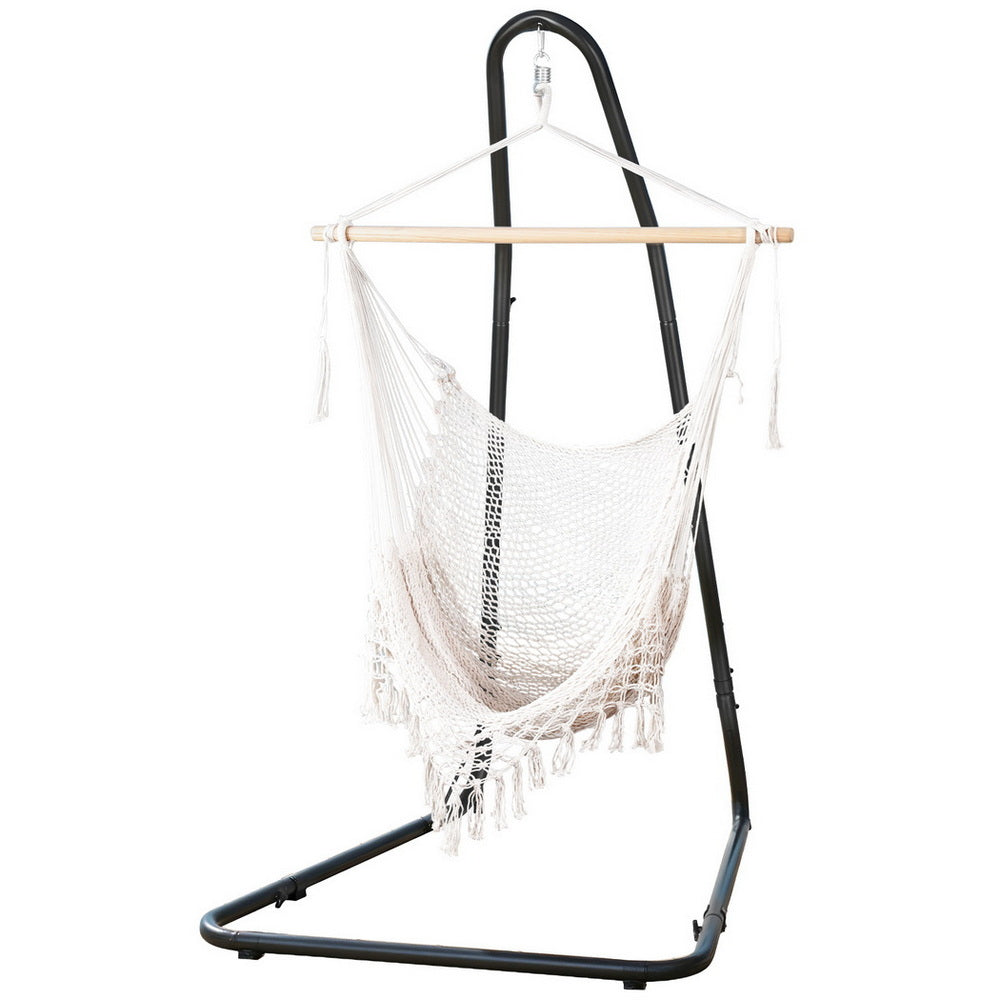 Gardeon Hammock Hanging Chair with Heavy Duty Steel Stand