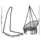 Gardeon Hammock Hanging Chair with Steel Stand
