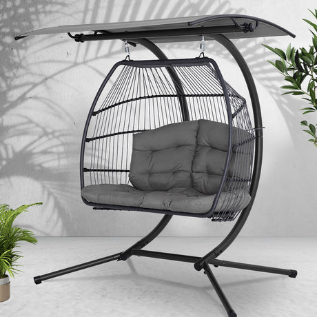Gardeon Double Hanging Egg Chair