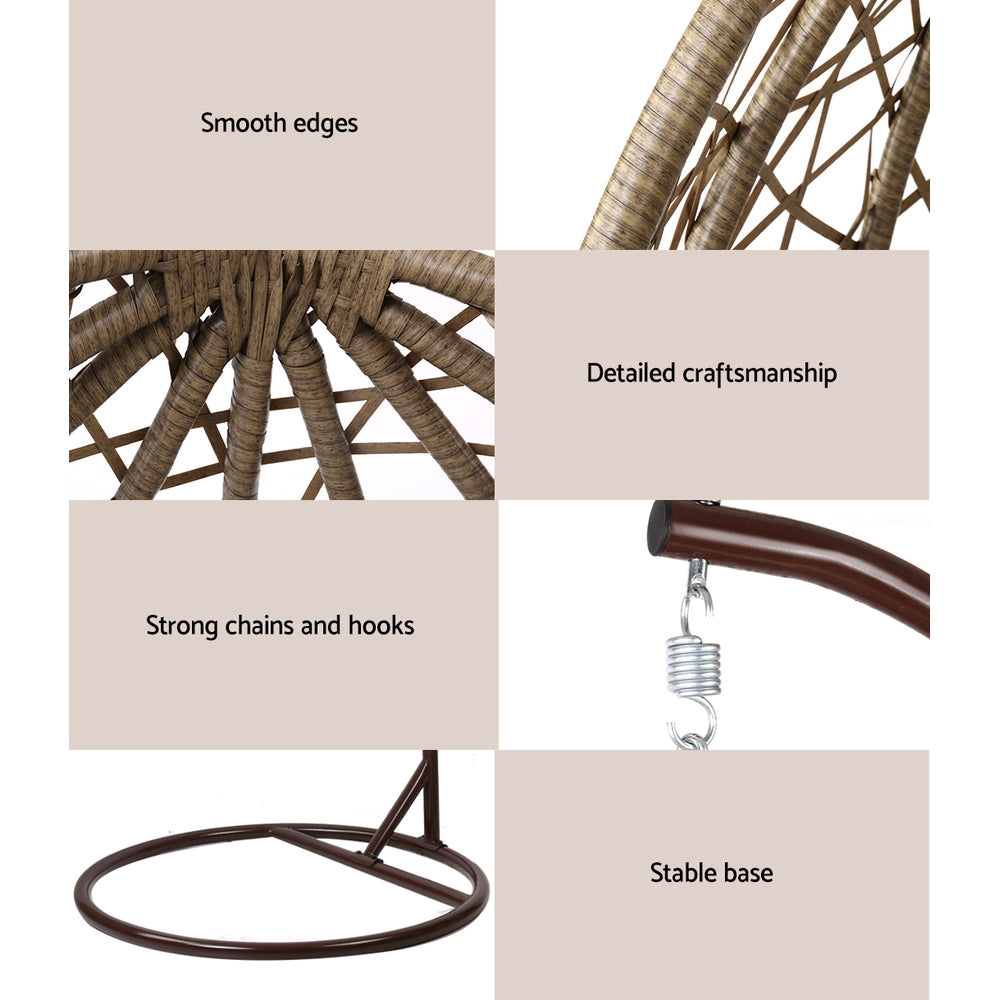 Gardeon Handcrafted Outdoor Egg Swing Chair