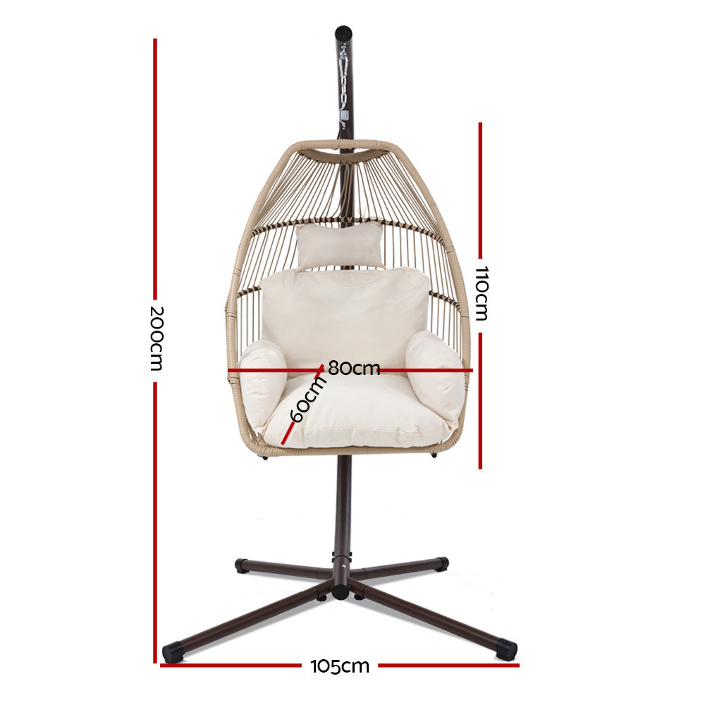 Gardeon Handcrafted Outdoor Egg Swing Chair