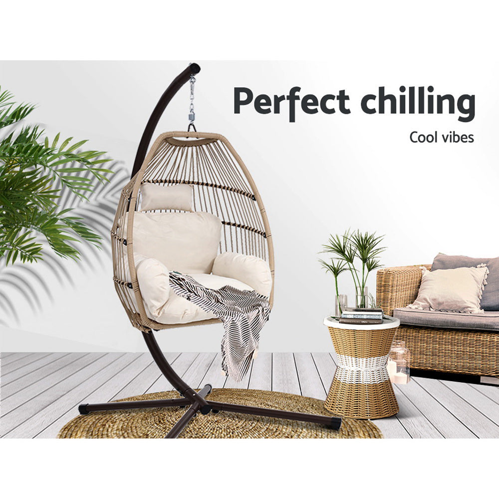 Gardeon Handcrafted Outdoor Egg Swing Chair