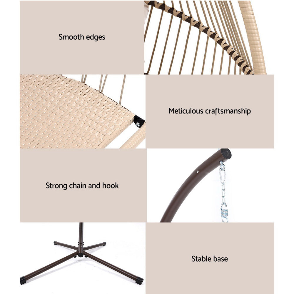 Gardeon Handcrafted Outdoor Egg Swing Chair