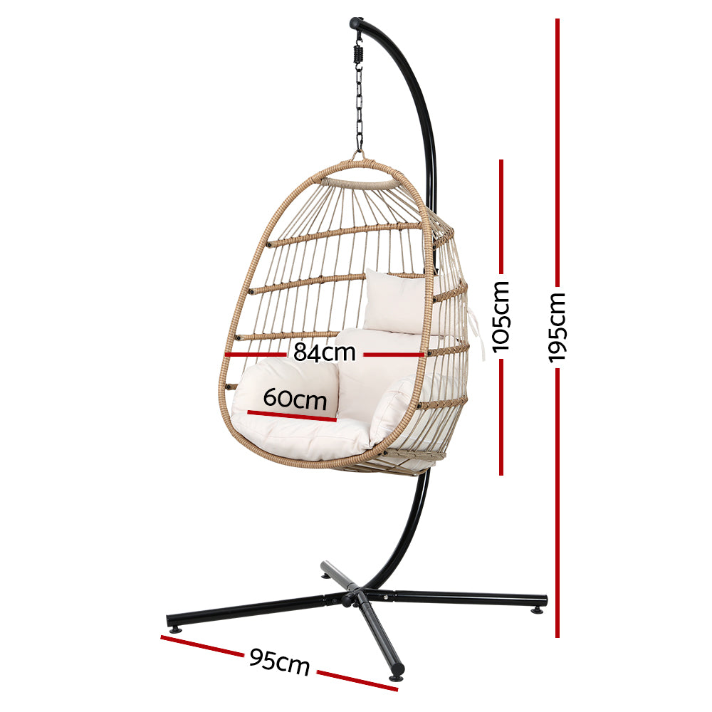 Gardeon Handcrafted Outdoor Egg Swing Chair