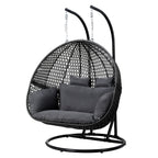 Gardeon Double Seat Outdoor Egg Swing Chair
